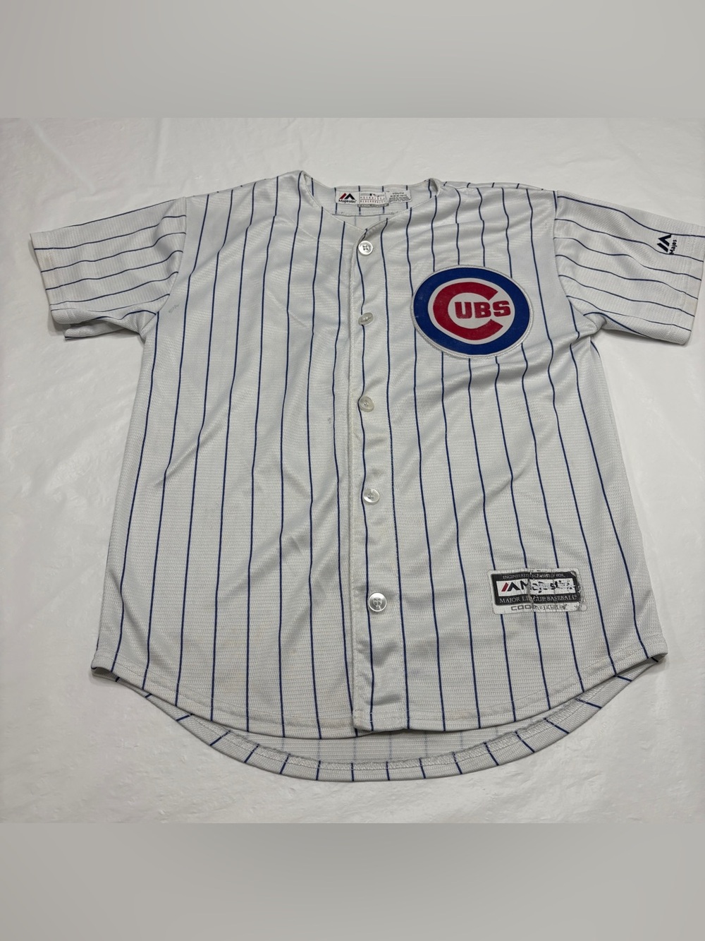 Majestic Chicago Cubs Anthony Rizzo #44 Jersey Youth M Mariano Rivera Signed